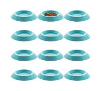 Opilroyn Mangeoire pour isopodes - Douze pièces - Antidérapantes - pour terrariums - Petite gamelle pour Les cafards - pour Les queues sauteuses Mille-Pattes - Invertébrés Nains