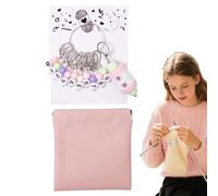 Opilroyn Marqueurs de crochet | Marqueurs à tricoter et aide au comptage | Lettres anglaises ou outils de verrouillage amovibles numérotés pour la finition de la courtepointe de fabrication de perles