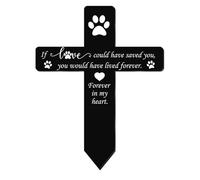 Opilroyn Marqueurs pour Animaux de Compagnie, marqueur de greffe pour Chien - Panneau de pieu en Acrylique pour Chiens Memorial Headstones,Ornements d' de Pierre tombale pour Animaux de Compagnie