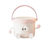 Opilroyn Mini Trash Can For Desk | Tiny Countertop Garbage Can | Cute Garbage Bin Pen Holder With Handle | For Dorm Bedroom Office Bathroom Bedside Cleaning Storage Makeup Table
