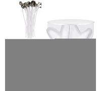 Opilroyn Moules d'Halloween - Lot de 2 moules en silicone pour bougies fantômes - Moules en plâtre pour l'artisanat comme décoration de table lors des fêtes d'Halloween