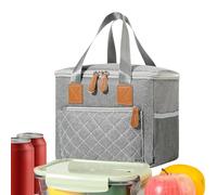 Opilroyn Panier de pique-nique sur la plage, Panier de pique-nique,Sac isotherme de plage à fermeture éclair - Sac de plage, sac de pique-nique pour activités de plein air, barbecue, randonnée et