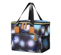 Opilroyn Panier de pique-nique sur la plage, Panier de pique-nique,Sac isotherme de plage à fermeture éclair - Sac de plage, sac de pique-nique pour activités de plein air, barbecue, randonnée et