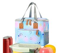 Opilroyn Panier de pique-nique sur la plage, Panier de pique-nique,Sac isotherme de plage à fermeture éclair - Sac de plage, sac de pique-nique pour activités de plein air, barbecue, randonnée et