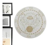 Opilroyn Panneau de Guirlande de Divination de Divination, Panneau de Guirlande pour la Divination - Panneau de Pendule à Ouverture radieuse Sept étoiles Divination en Bois,Message Board métaphysique