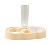 Opilroyn Pet Feeder, 500 ml Detachable Cat Water Feed Dispenser, Waterproof Automatic Pet Waterer Cloud Shape, Non Slip Comfortable Double Dog Cat Bowls, Antivomiting Cat Bowl for Cat Dogs Pets