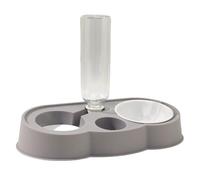 Opilroyn Pet Feeder, 500 ml Detachable Cat Water Feed Dispenser, Waterproof Automatic Pet Waterer Cloud Shape, Non Slip Comfortable Double Dog Cat Bowls, Antivomiting Cat Bowl for Cat Dogs Pets