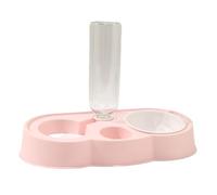 Opilroyn Pet Feeder, 500 ml Detachable Cat Water Feed Dispenser, Waterproof Automatic Pet Waterer Cloud Shape, Non Slip Comfortable Double Dog Cat Bowls, Antivomiting Cat Bowl for Cat Dogs Pets