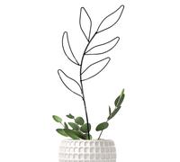 Opilroyn Petite grille pour plantes en pot, petits serpents de plantes | Feuilles en forme de serpents de plantes en métal pour plantes grimpantes | Approvisionnement de jardin recouvert de rouille