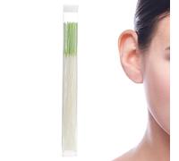 Opilroyn Piercing Floss, Fil d'oreille | Fil d'oreille étanche Piercing Floss Oreille 60 Pièces, Conception de Couvercle Nettoyant Oreille Piercing Outil de Nettoyage de Piercing, Fil Plus Nettoyant