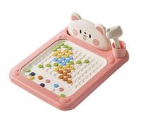 Opilroyn Planche à points magnétique - Avec stylo pour les déplacements - Jouet éducatif à partir de 2, 3, 4, 5 ans - Pour filles de 2 à 5 ans