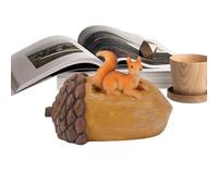 Opilroyn Porte-clés extérieur pour clé de rechange | Statues de jardin Statues décoratives clé Statue de cachet, décoration de jardin mignonne, porte-clés de jardin pour jardin, balcon