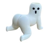 Opilroyn Pot d'halloween Mignon - Big Booty Ghost Planter | Pots De Fleurs Uniques, Resin Big Booty Ghost Plant Pots, Air Fern Display Stand Planter, Funny Plant Body Air Fern Présentation