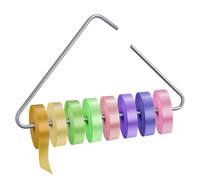 Opilroyn Support de ruban en alliage d'aluminium, support de ruban en alliage d'aluminium, outil de rangement facile d'accès pour rubans, tresses en tissu, fils et autres