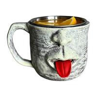 Opilroyn Tasses originales pour café - 325 ml - Tasse en forme de visage - Gobelet à café pour maison, salon, salle à manger, chambre à coucher, thé, lait,