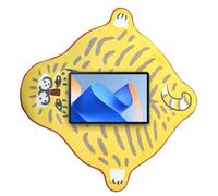 Opilroyn Tissu autocollant pour objectif d'appareil photo - Lavable et réutilisable - Motif tigre - Pour voyage, boîte à déjeuner, maison, femmes, hommes et filles