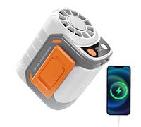 Opilroyn Ventilateur de ceinture avec clip portable pour hanches, appareil rafraîchissant personnel pour sport, voyage, bureau, randonnée, camping, randonnée