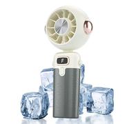 Opilroyn Ventilateur portable | Mini ventilateur portable rechargeable par USB - Dispositif de ventilation personnel silencieux avec fonction de refroidissement pour l'été, l'extérieur, le bureau, la