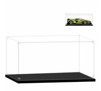 OPIMUS Vitrine vitrine Acrylique Bloc de Construction, vitrine Anti-poussière pour Technologie Lego 42115 Lamborghini Sián FKP 37 (vitrine Uniquement Incluse, Pas de kit Lego)(2mm)