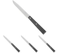 OPINEL 254462 Couteau de table Bon Appétit Lame en acier Sandvik 12C27 Noir (Lot de 4)
