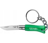 Opinel 92273 Sachets 6 Porte Clés, Lame Inox, Manche 4,5 Cm Bois Charme Lasuré Vert Prairie