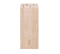 OPINEL - Bloc de Rangement pour Couteaux en Bois de Hêtre - Design Sobre et Élégant - Vos Couteaux de Cuisine Toujours à Portée de Main et Protégés - pour 5 Couteaux