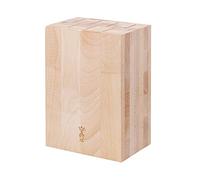 OPINEL - Bloc de Rangement pour Couteaux en Bois de Hêtre - Design Sobre et Élégant - Vos Couteaux de Cuisine Toujours à Portée de Main et Protégés - Pour 9 Couteaux