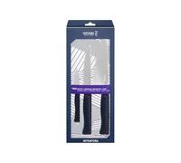 OPINEL - Coffret Trio Intempora, 1 Couteau de Chef, 1 Couteau à Découper, 1 Couteau d’Office - Acier Inox, Polyoxyméthylène, Pleine-Soie - Garantie à Vie