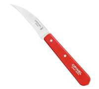 Opinel - Couteau à légumes - bec d'oiseau pour tourner et éplucher manche en bois rouge N°114 - OPINEL
