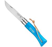 Opinel Couteau Baroudeur N°7 VRI Lame inox Bleu cyan Taille unique