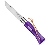 Opinel Couteau Baroudeur n° 7 VRI Violet avec Lacet Cuir