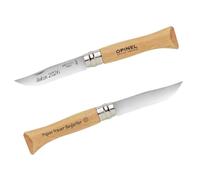 OPINEL Couteau de Poche N°07 avec Gravure - Couteau Piant Personnalisé avec Manche en Bois de Hêtre - Idée Cadeau pour Hommes, Outdoor, Camping & Randonnée