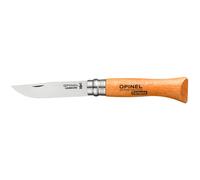 Opinel Couteau de poche N°06 Lame carbone Manche hêtre Multicolore
