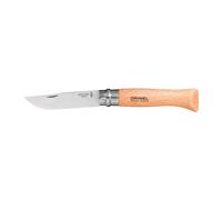 Opinel Couteau N°9 – Lame Yatagan 9 cm, Acier inoxydable martensitique, Virobloc