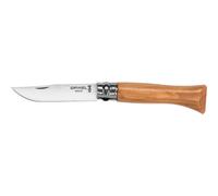 Opinel couteau de poche No. 6 Gamme de luxe, Inox, olivier