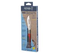 OPINEL-Couteau Outdoor coloris rouge et gris n°8 Opinel