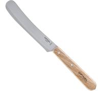 Opinel – Couteau pour petit-déjeuner – Lame dentée 11,5 cm (X50CrMoV15), manche hêtre, bout rond