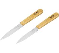 Opinel Cuisine N°112 - Couteau à éplucher - 10 cm - Natural (paquet de 2)