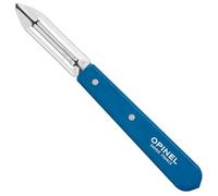 OPINEL Éplucheur essentiel n°115, manches en bois de charme, fabriqué en France (Bleu foncé)