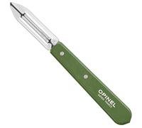 OPINEL ESSENTIEL Eplucheur N°115 Manche Bois Charme Fabrication Française (Vert Foncé)