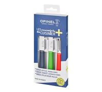 Opinel Essentiels+ Trio Set de couteaux de cuisine 3 pièces