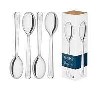 OPINEL - Gamme Perpétue - Boite de 4 Cuillères de Table en Inox - Design Contemporain - Entretien Facile, Compatible Lave-Vaisselle