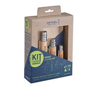 Opinel - Kit d'essentiels de cuisine pour pique-nique - Kit Cuisine Nomade en Bois - Bleu Bleu