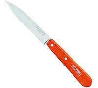Opinel Küchenmesser No. 112, Rostfreier Sandvik-Stahl, Orangefarbenem Buchenholzgriff Couteau de Chef Mixte, Mehrfarbig, Taille Unique