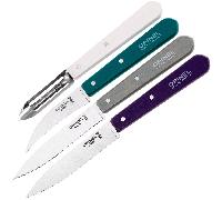 Coffret Les Essentiels ART DECO - office, universel, économe, bec oiseau - OPINEL