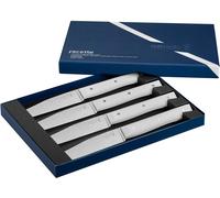 Coffret de 4 couteaux de table à lame lisse Facette blanc Opinel
