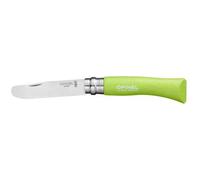 Opinel O001700 Rasoir à Pointe Arrondie et Manche en Charme, Mixte, Vert Pomme, 8 cm