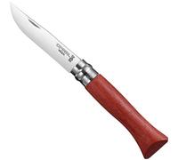 OPINEL - N°06 Luxe Couteau Pliant de Poche Bois de Bubinga - Acier Inoxydable - OPINEL Coffret Couteau à Offrir - Lame Inox 7 cm