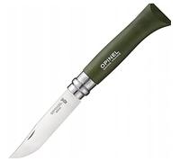 Opinel No. 08RV kaki, couteau de poche, acier inoxydable, lame 8,5 cm