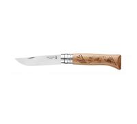 OPINEL N°08 Gravure Velo Hêtre - Mixte - Beige / Gris - taille Unique- modèle 2023